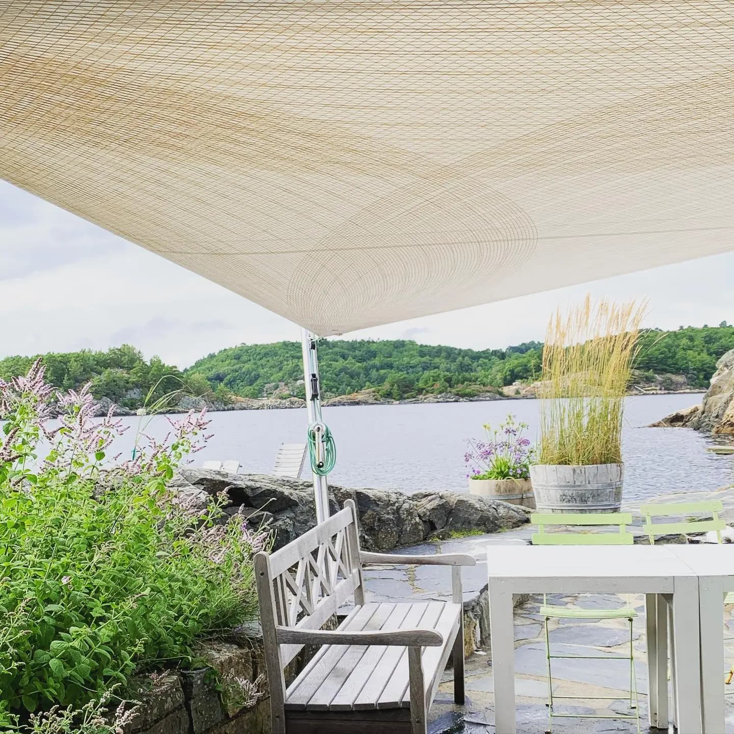 Segelduk altan funktion