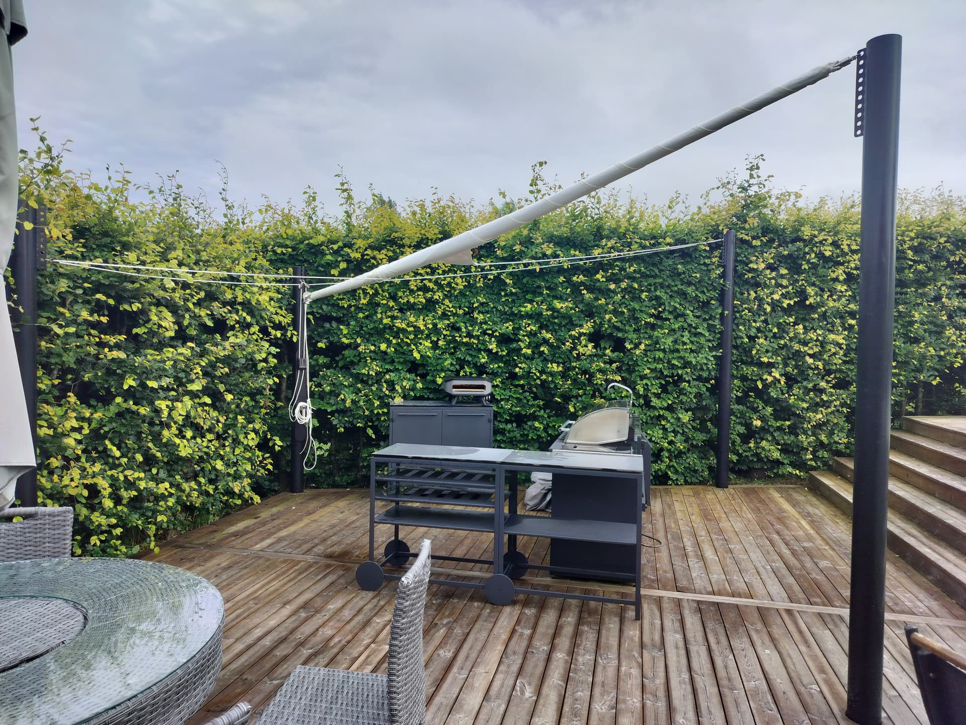 Segelduk altan funktion