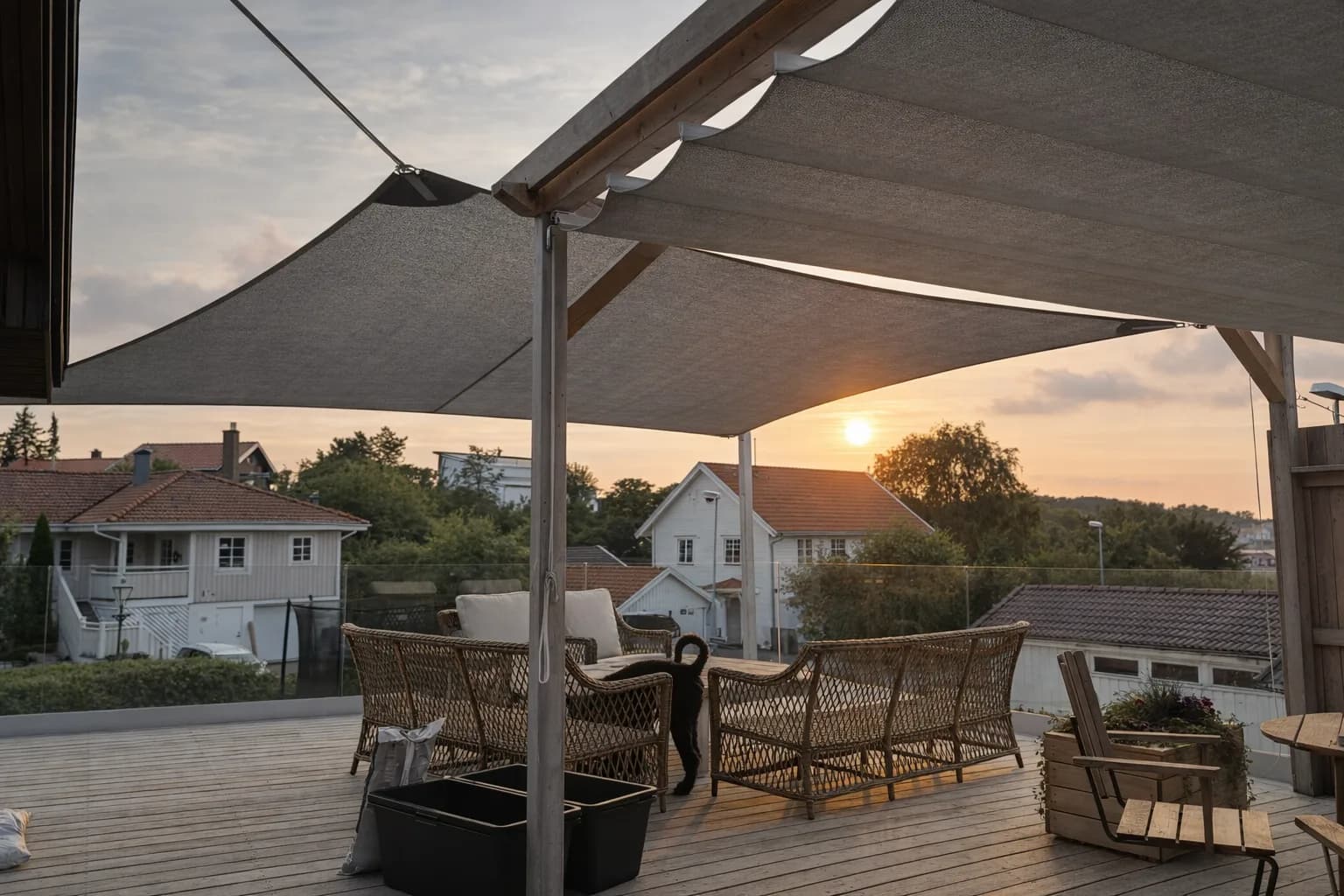 Solsegel altan design