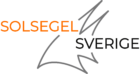 Logotyp för Solsegel Sverige med stiliserad solsegelikon.